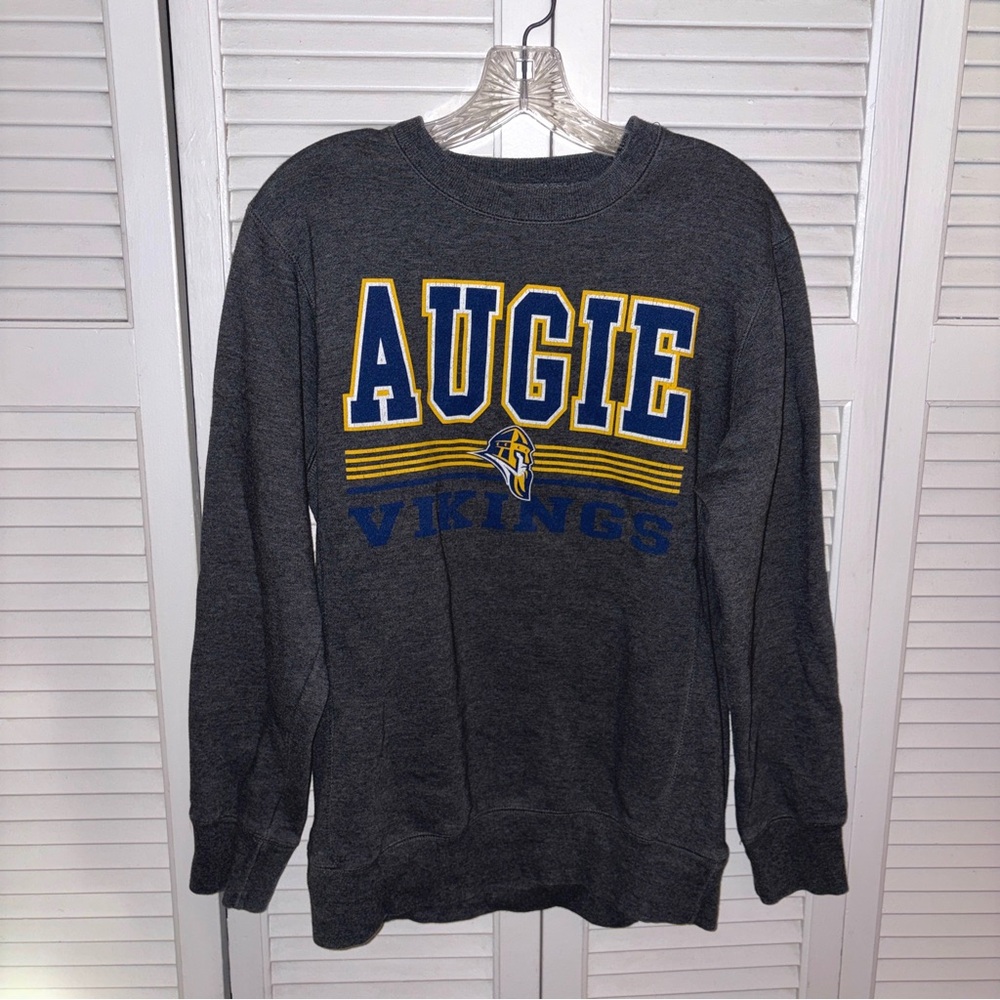 Gray Augustana College “Augie Vikings” Sweatshirt